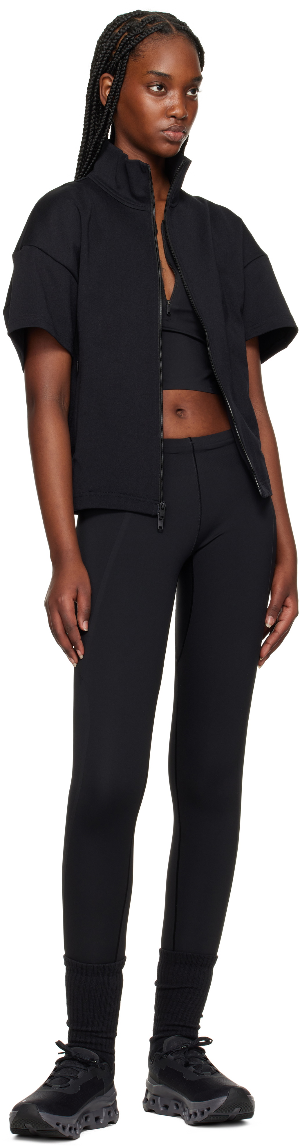Y-3 Black Run Leggings