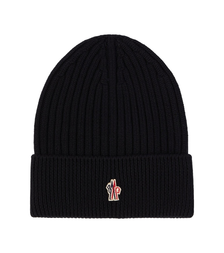 Photo: Moncler Grenoble Ribbed-knit virgin wool beanie