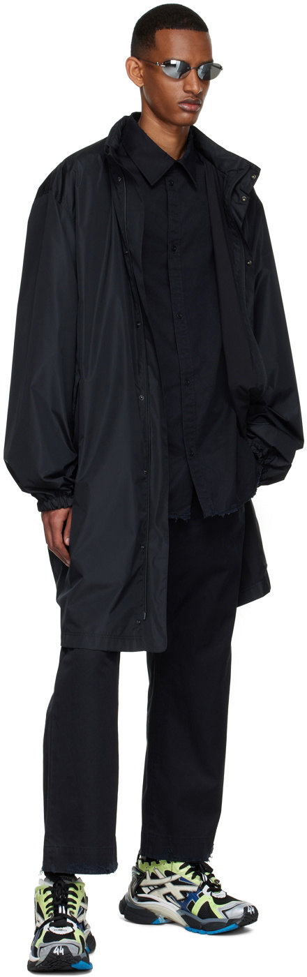 balenciaga plain black shirt