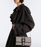 Manolo Blahnik Maycap houndstooth clutch