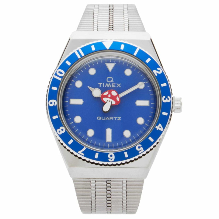 Photo: Timex x seconde/seconde/ Q Prequel Top Ring Watch in Smurf 