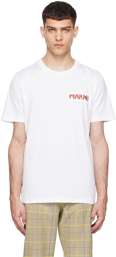 Photo: Marni White Patch T-Shirt
