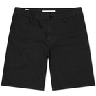 Norse Projects Men's Aros Light Twill Short in Black