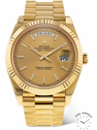 ROLEX - Pre-Owned 2021 Day-Date 40 Automatic Chronometer 40mm 18-Karat Gold Watch, Ref. No. 228238