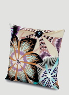 Passiflora Giant Print Small Cushion in Multicolour