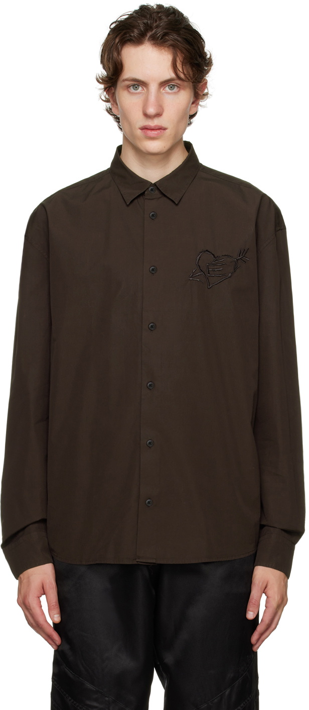 Études Brown Lyrique Graffiti Shirt