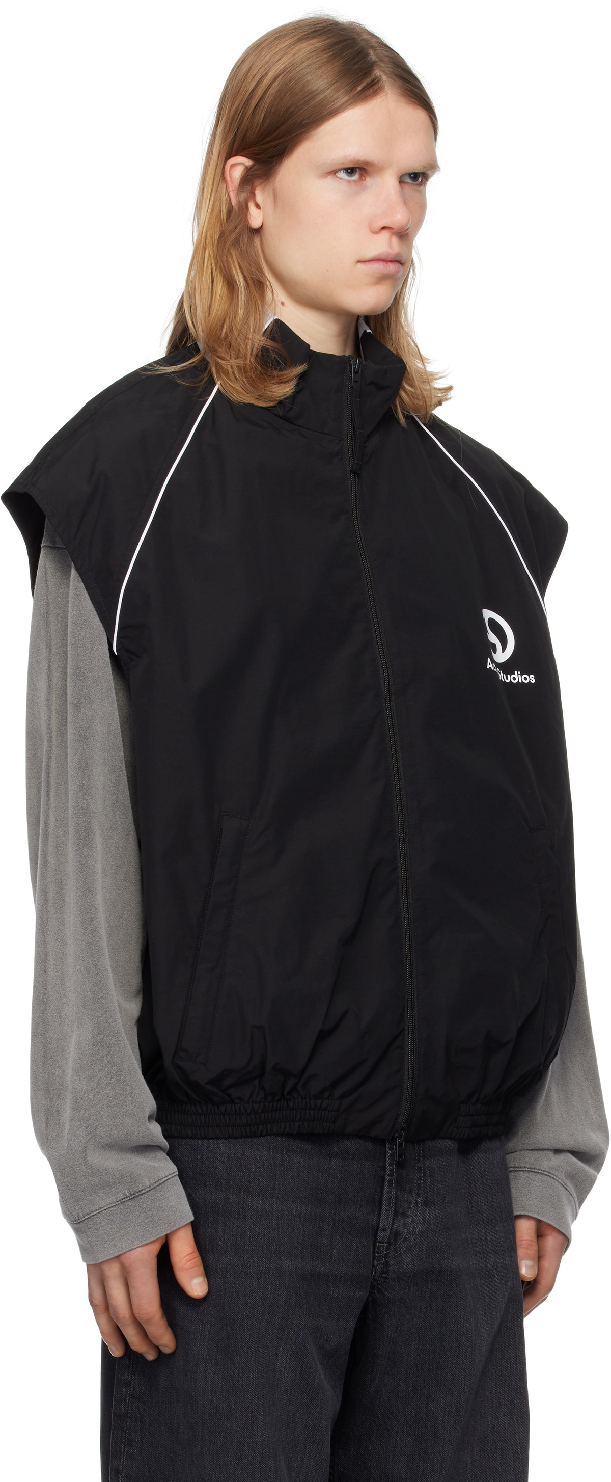 Acne Studios Black Gilet Vest