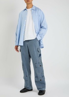 Honor The Gift Motorhead Denim Cargo Trousers Navy
