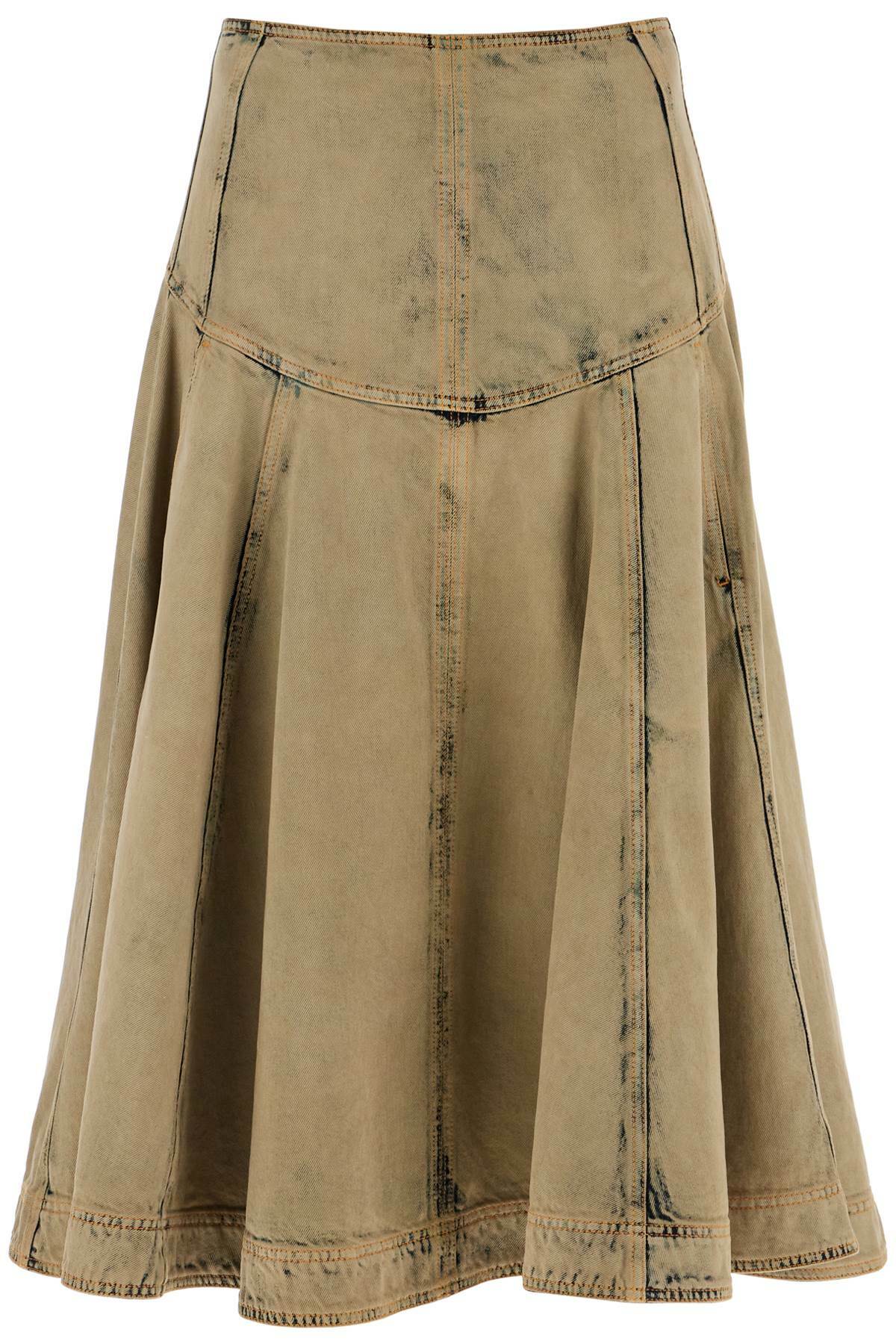 Salvatore Ferragamo 1990s Cream Knit Skirt
