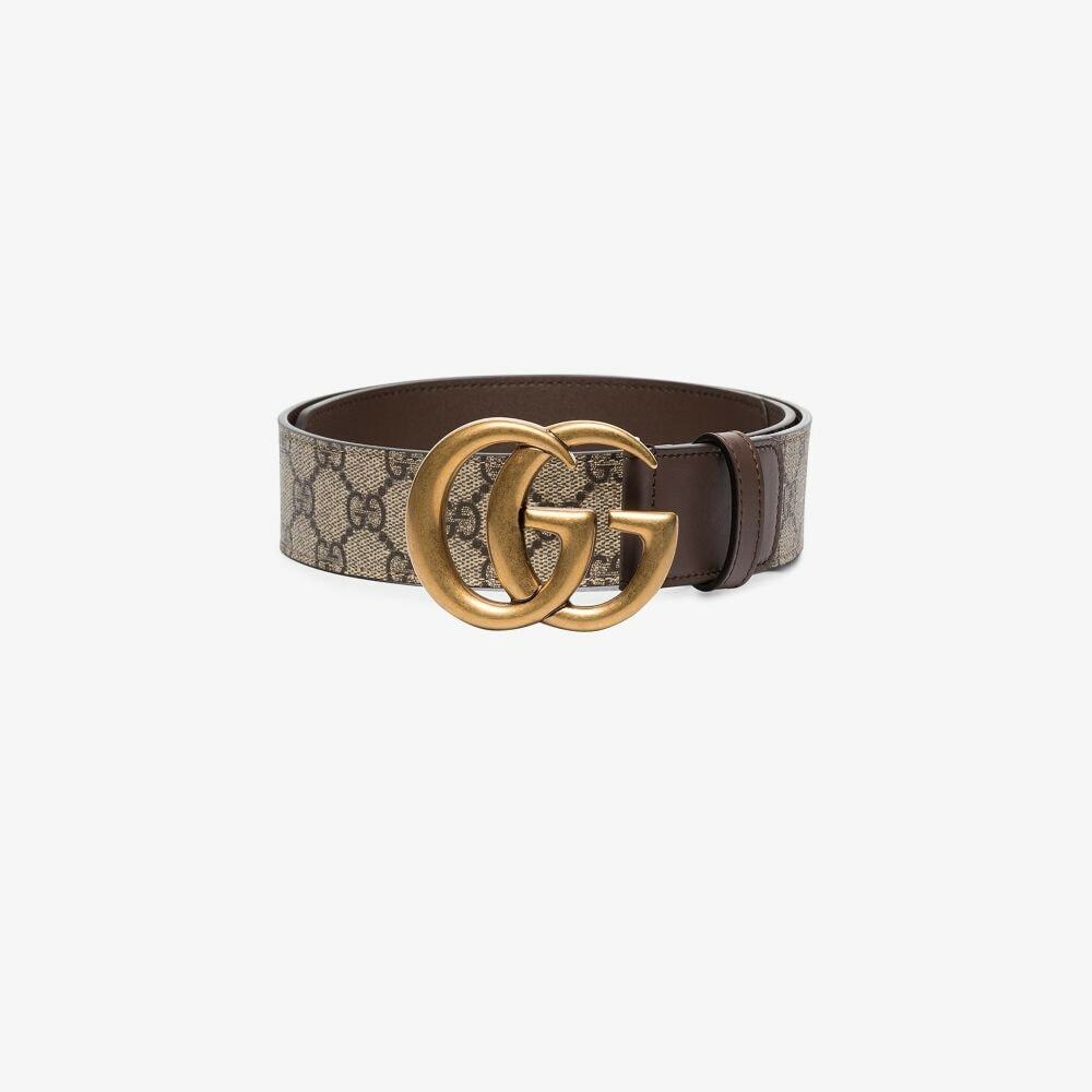 GUCCI - Gg Marmont Leather Belt Gucci