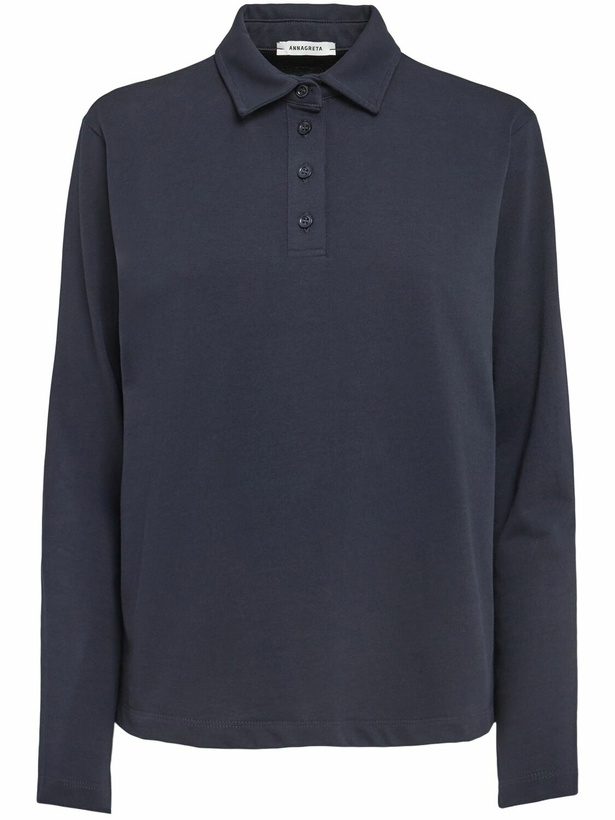 Photo: ANNAGRETA Florence Cotton Sweatshirt Polo