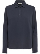 ANNAGRETA Florence Cotton Sweatshirt Polo