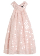 Sister Jane Teese Embellished Voile top Light Pink