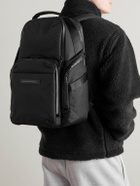 Horizn Studios - Midtown Leather-Trimmed Shell Backpack