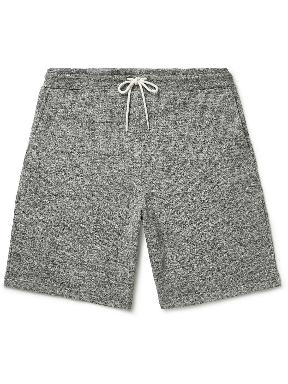 De Bonne Facture - Cotton-Jersey Drawstring Shorts - Gray De Bonne Facture