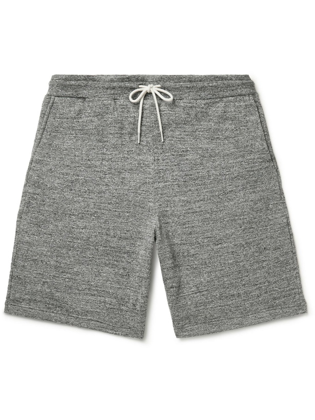 Photo: De Bonne Facture - Cotton-Jersey Drawstring Shorts - Gray