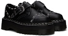 Dr. Martens Black Monk Gothic Americana Loafers