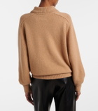 Khaite Jackson wool and cashmere polo sweater
