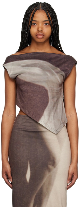 Photo: ELLISS SSENSE Exclusive Brown Tank Top