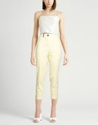 Peserico Womens Pants Pastel in Yellow