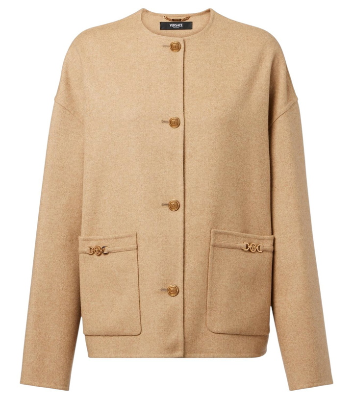 Photo: Versace Wool-blend jacket