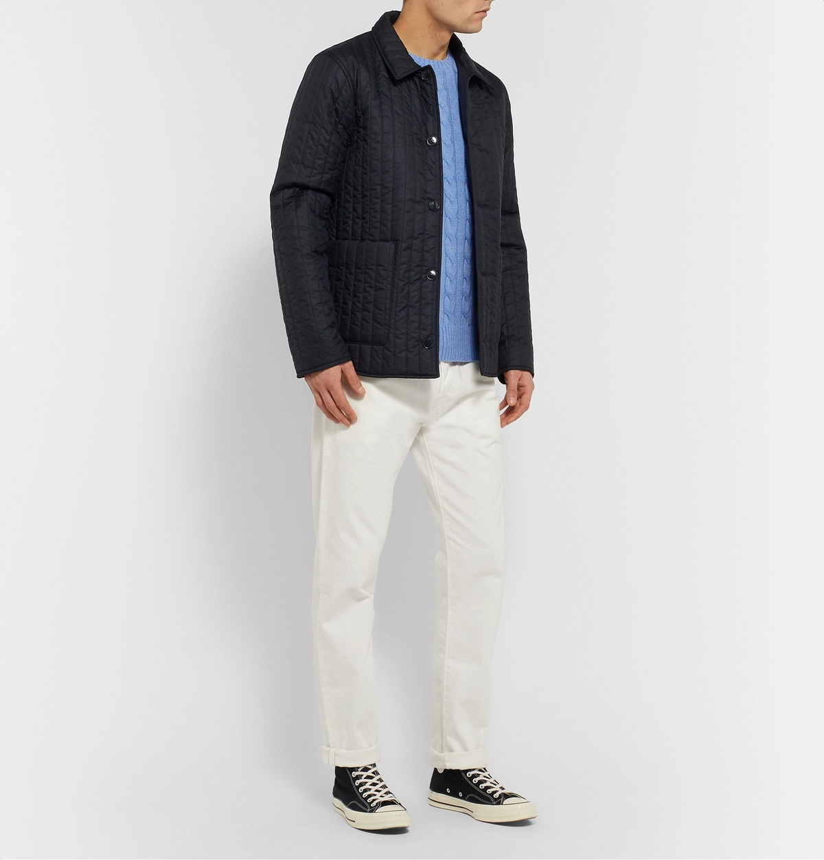 Polo Ralph Lauren - Cable-Knit Cotton Sweater - Blue