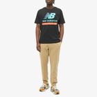 New Balance Men's Essentials Logo T-Shirt in Black