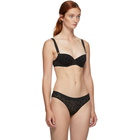 Stella McCartney Black Betty Twinkling Contour Plunge Bra