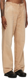 ALEXANDER DIGENOVA Tan Underground Cargo Pants