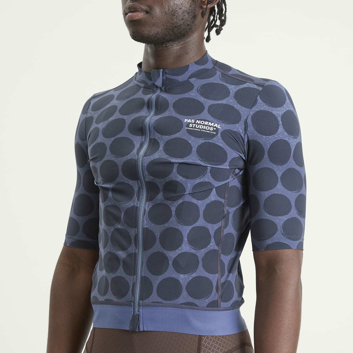 Pas Normal Studios Men's Essential Jersey in Dot Dark Navy