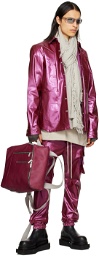 Rick Owens Pink Fogpocket Denim Shirt