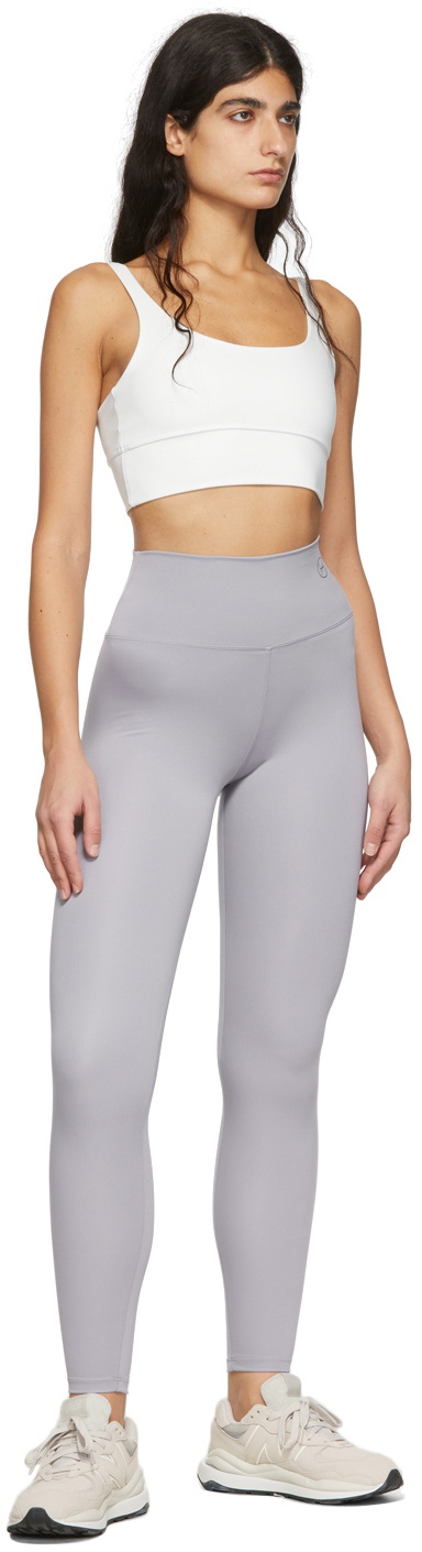 HÉROS Grey Recycled Polyester Sport Leggings