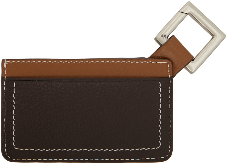 JACQUEMUS Tan 'Le porte-cartes Cuerda' Card Holder