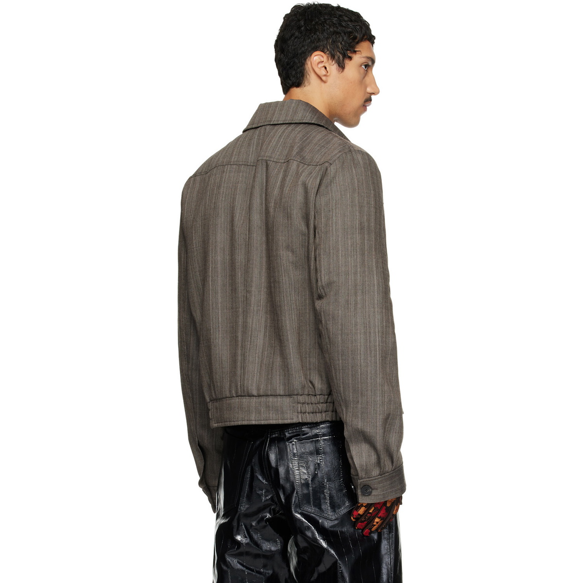 Dries Van Noten Brown Wool Jacket