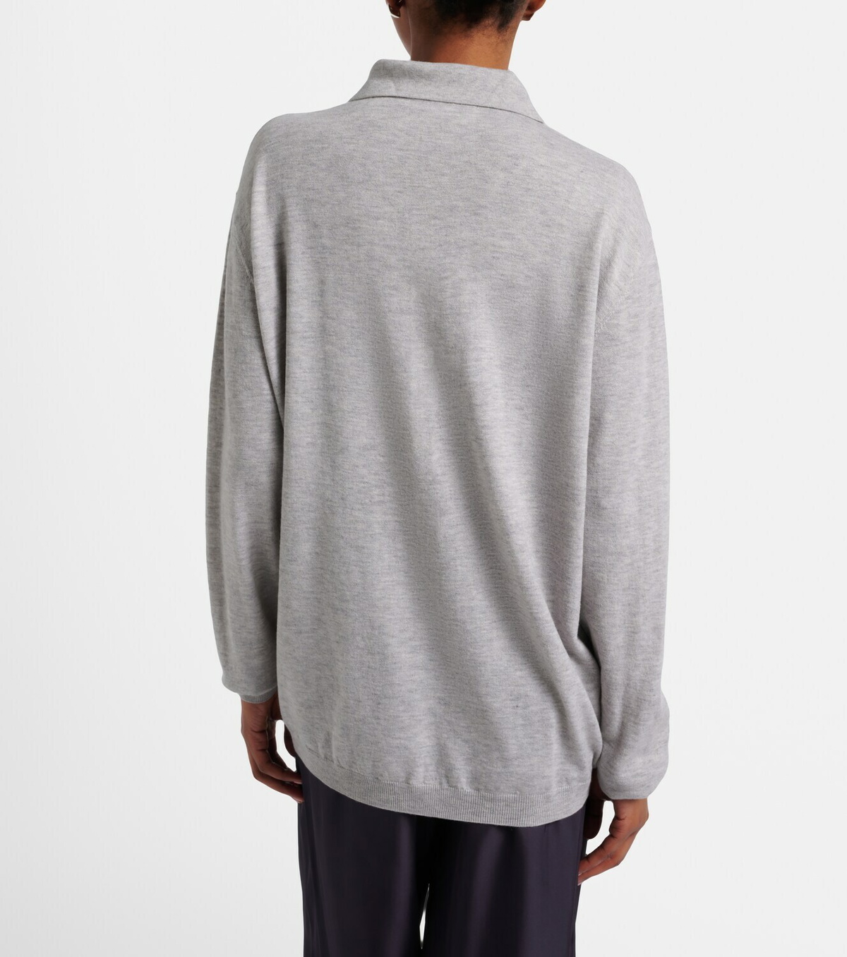 The Frankie Shop Tala wool-blend polo sweater
