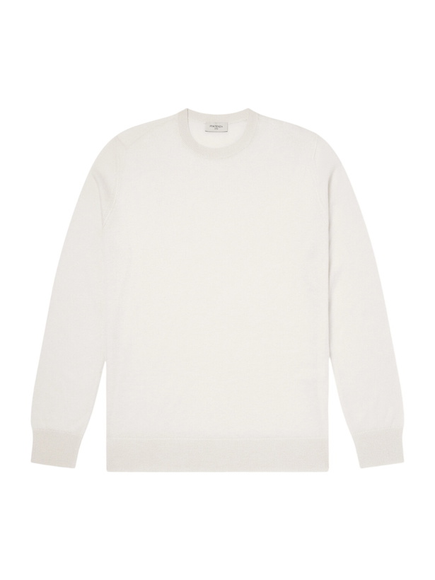 Photo: PIACENZA 1733 - Mulberry Silk and Cashmere-Blend Sweater - Neutrals