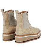 Clergerie - Brendy suede platform combat boots