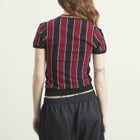 Martine Rose Women's Logo Tight T-Shirt in Red/Black