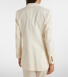 Max Mara Double-breasted virgin wool blazer