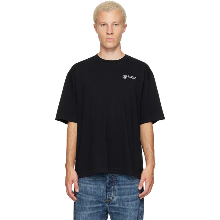 Photo: Off-White Black Script Logo Skate T-shirt