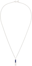 Tom Wood Silver Cube Pendant Necklace