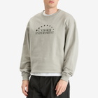 Uniform Experiment Men's Stencil Logo Sweatshirt in Light Gray