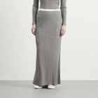 Samsøe Samsøe Women's Sadou Jersey Maxi Skirt in Mid Grey Melange