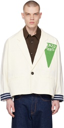 Kenzo Off-White Sera Workwear Blazer