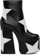 Marc Jacobs Black 'The Star Patcchwork Kiki Platform' Boots