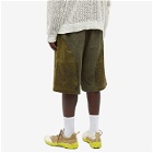 Andersson Bell Men's Corduroy Panel Shorts in Khaki