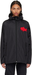 Dsquared2 Black Windbreaker Jacket