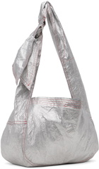 SC103 Silver Mini Cocoon Sac Tote