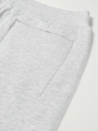 Handvaerk - Varsity Straight-Leg Cotton-Jersey Drawstring Shorts - Gray