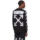 Off-White Black Airport Tape Long Sleeve T-Shirt